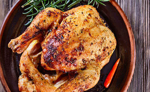 Roast Chicken on a plate