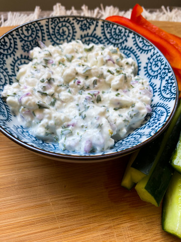 Veggie Dip in a bowl