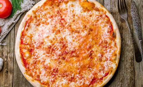 image of a cheese pizza