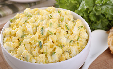bowl of egg salad