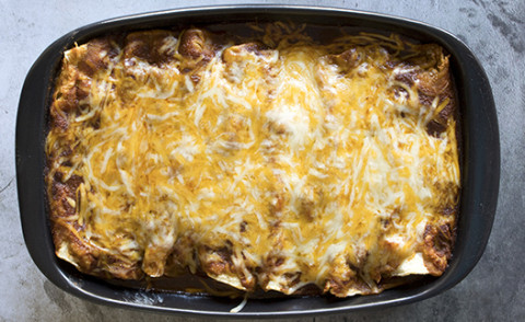 dish of Enchilada Bake