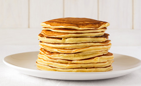 stack of pancakes on a plate