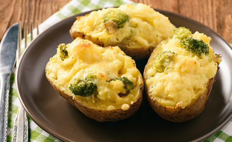 Broccoli Baked Potatoes