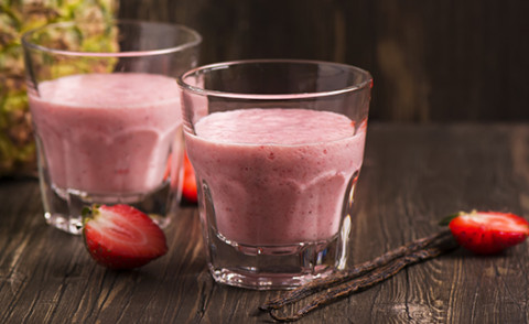 Summer Breeze Smoothie in a glass
