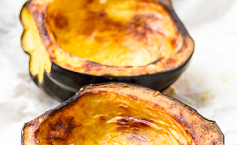 Sweet Acorn Squash on a plate