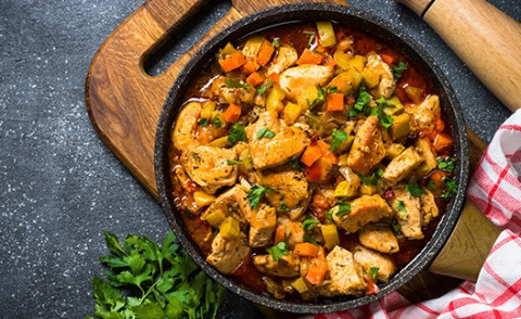 Turkey Stew in a bowl