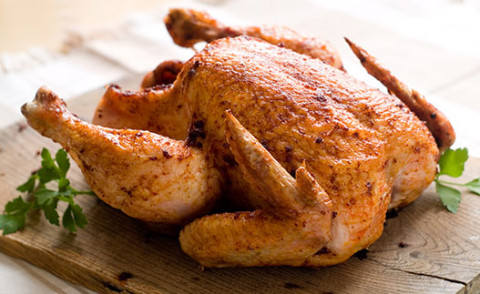 Oven Roasted Chicken on a cutting board