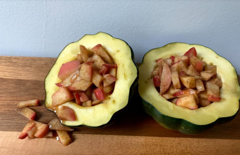 Apple-Stuffed Squash