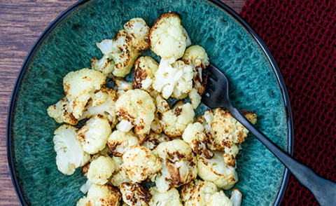 Roasted Cauliflower in a bowl