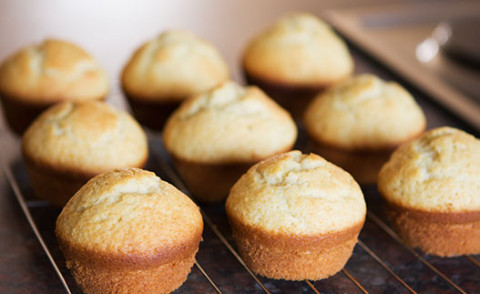 Muffins (from Better Baking Mix) ready to eat