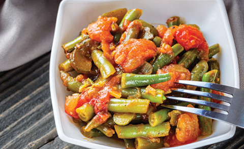 Louisiana Green Beans in a bowl