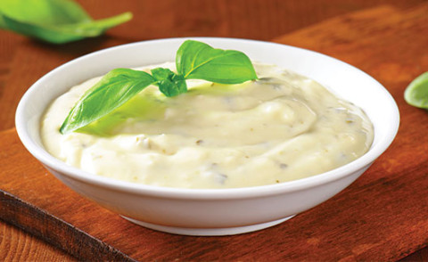 Low Fat Creamy Dressing in a bowl