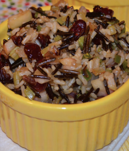 Apple-Sage Wild Rice Stuffing