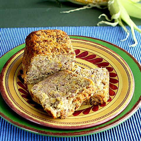 Meatloaf on a plate