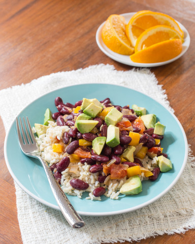 Red Beans and Rice on a plate