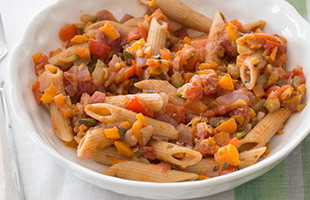 Vegetable Stroganoff in a bowl