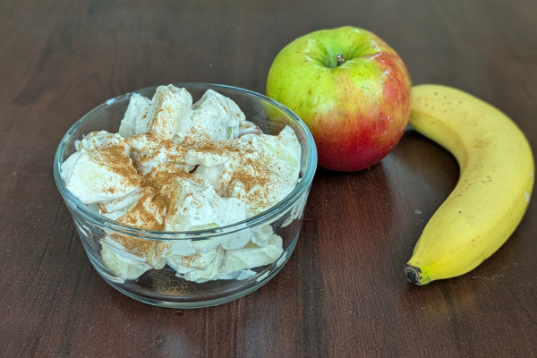 Image of Yogurt Fruit Salad recipe in a bowl.